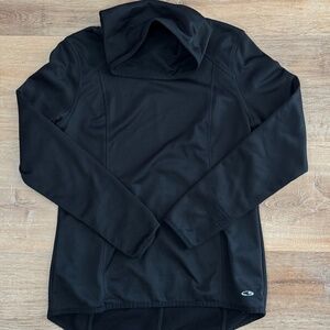 C9 Champion Black Funnel Neck Running Pullover Top XS